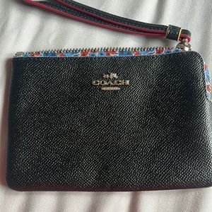 Small coach wristlet